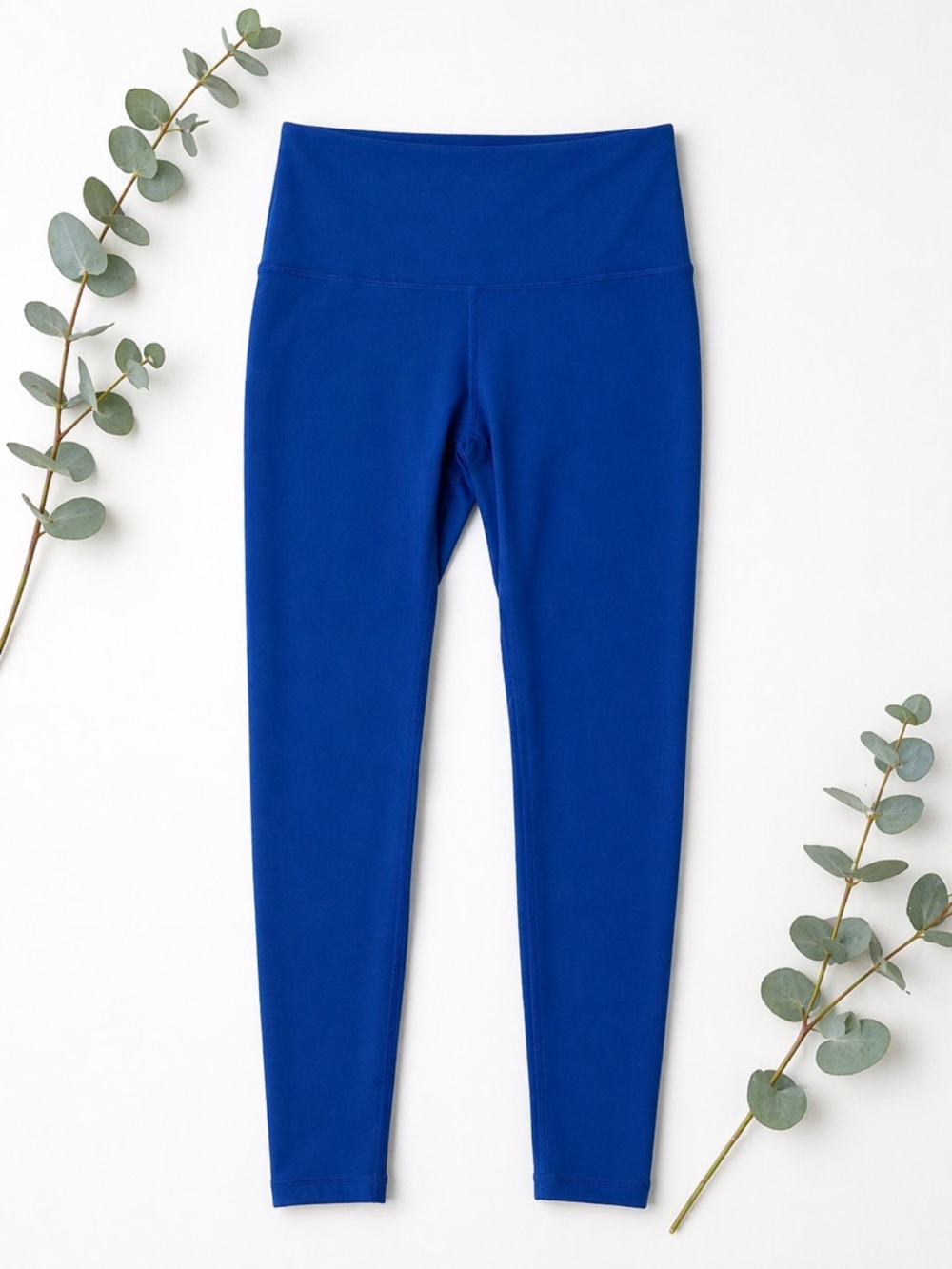 Yunoga Blue High Waisted Leggings XS Buttery Soft Yoga Gym Athletic